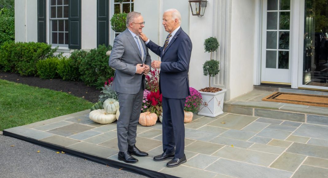 PM Anthony Albanese and President Biden; Image Source: Supplied