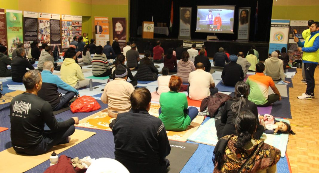 International Yoga Day; Image Source: The Australia Today